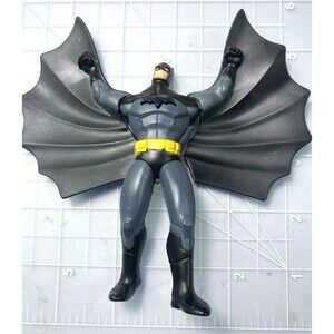 BATMAN Expanding Cape " Figure Young Justice 2011 McDonalds Happy Meal FLAW!